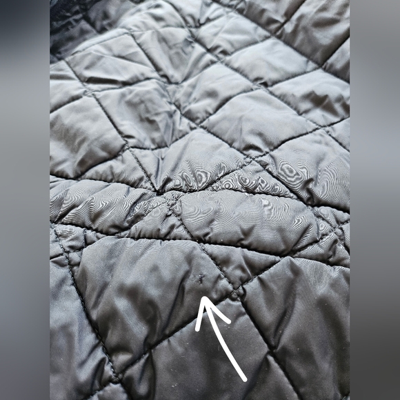 Gap Lightweight Quilted Jacket Womens Black Puffer Button Pockets XS - Picture 13 of 16